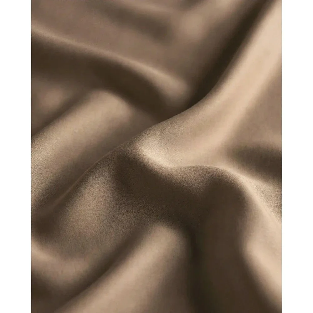 Quince Bamboo Sheet Set Full Walnut Organic Bamboo 300TC Cooling NWT $124 Retail